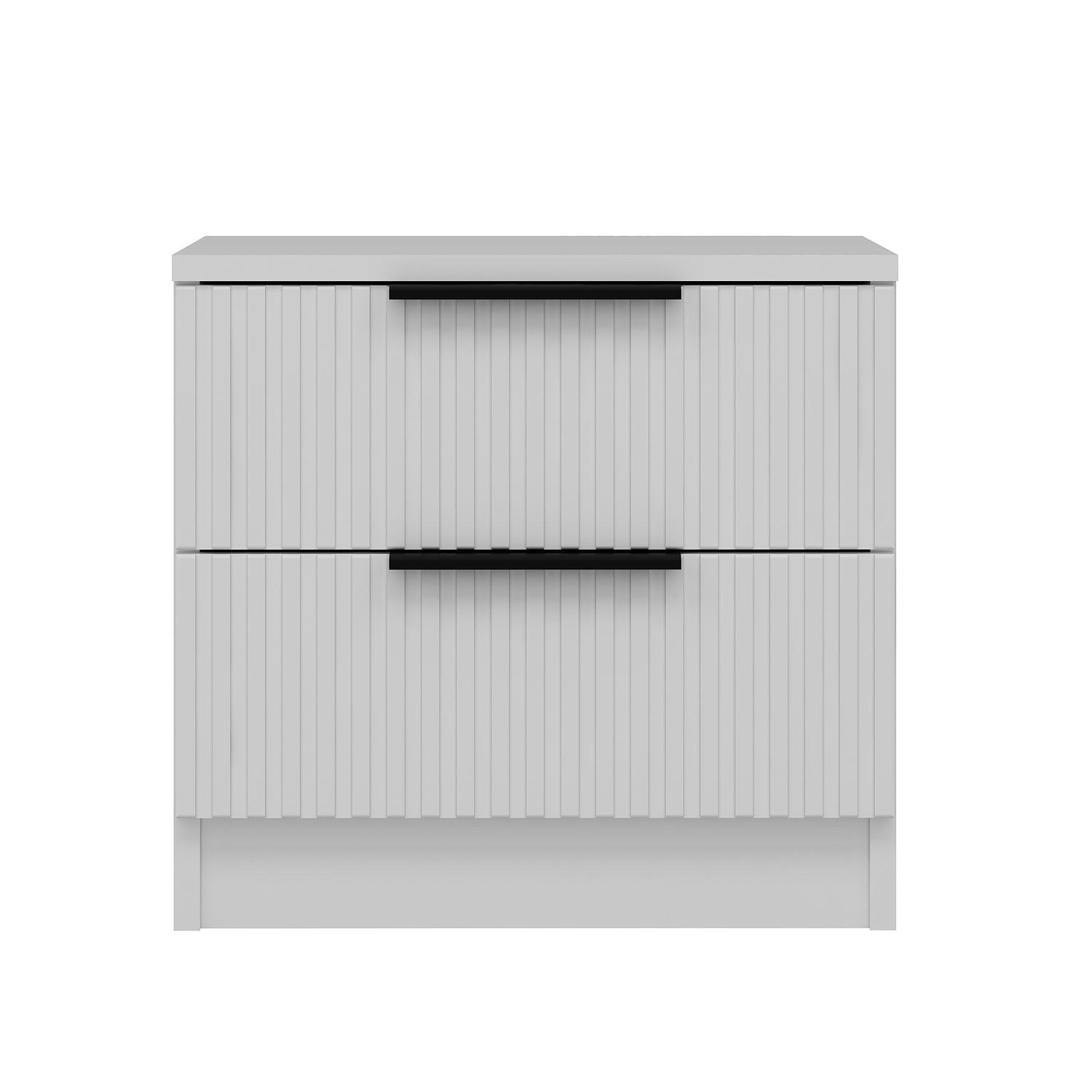 Asir Comodino con 2 cassetti Kale Plus 7910 Bianco