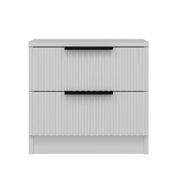 Asir Comodino con 2 cassetti Kale Plus 7910 Bianco