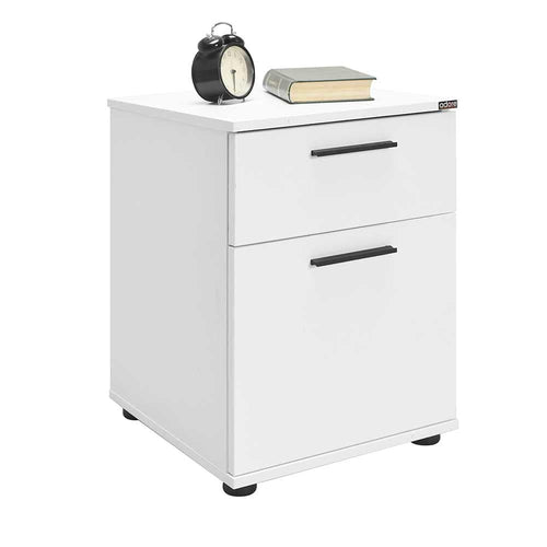 Asir Comodino con 2 cassetti Komodo 611 Bianco