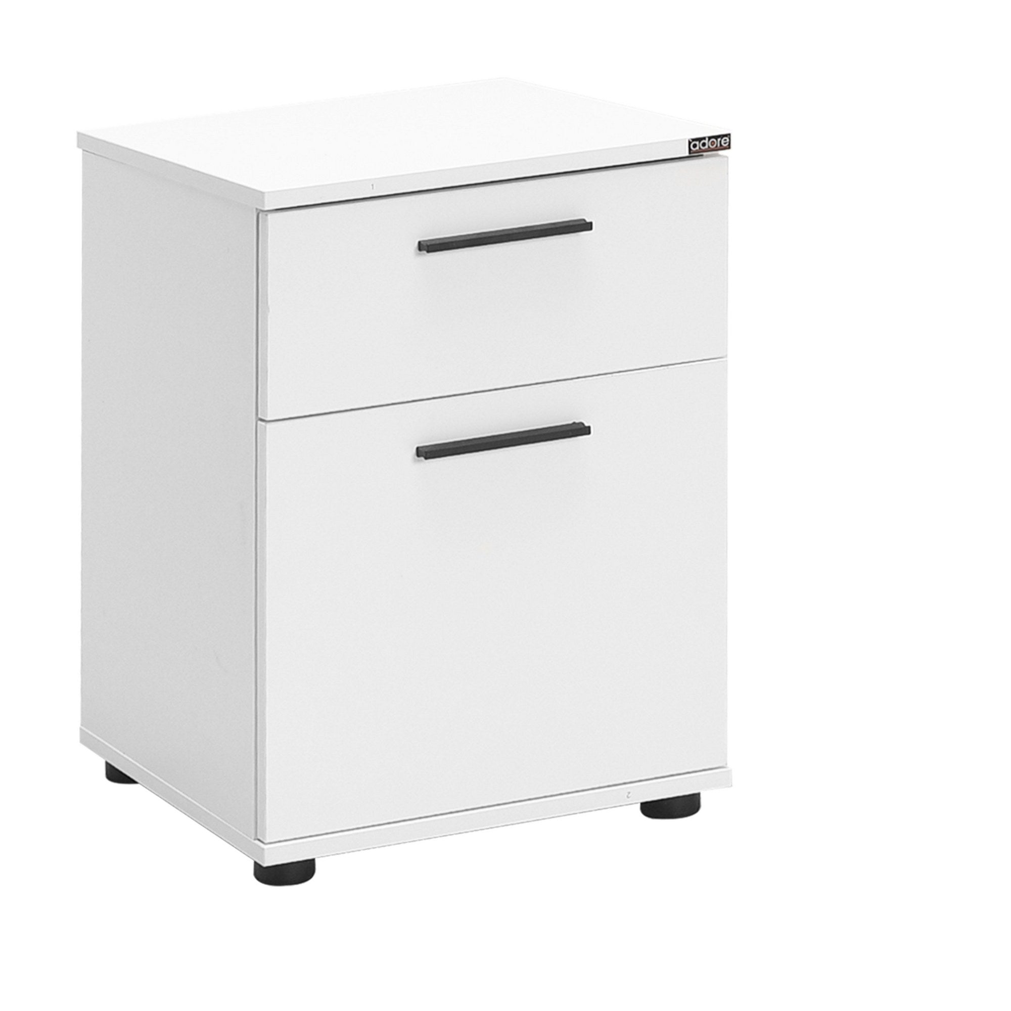 Asir Comodino con 2 cassetti Komodo 611 Bianco