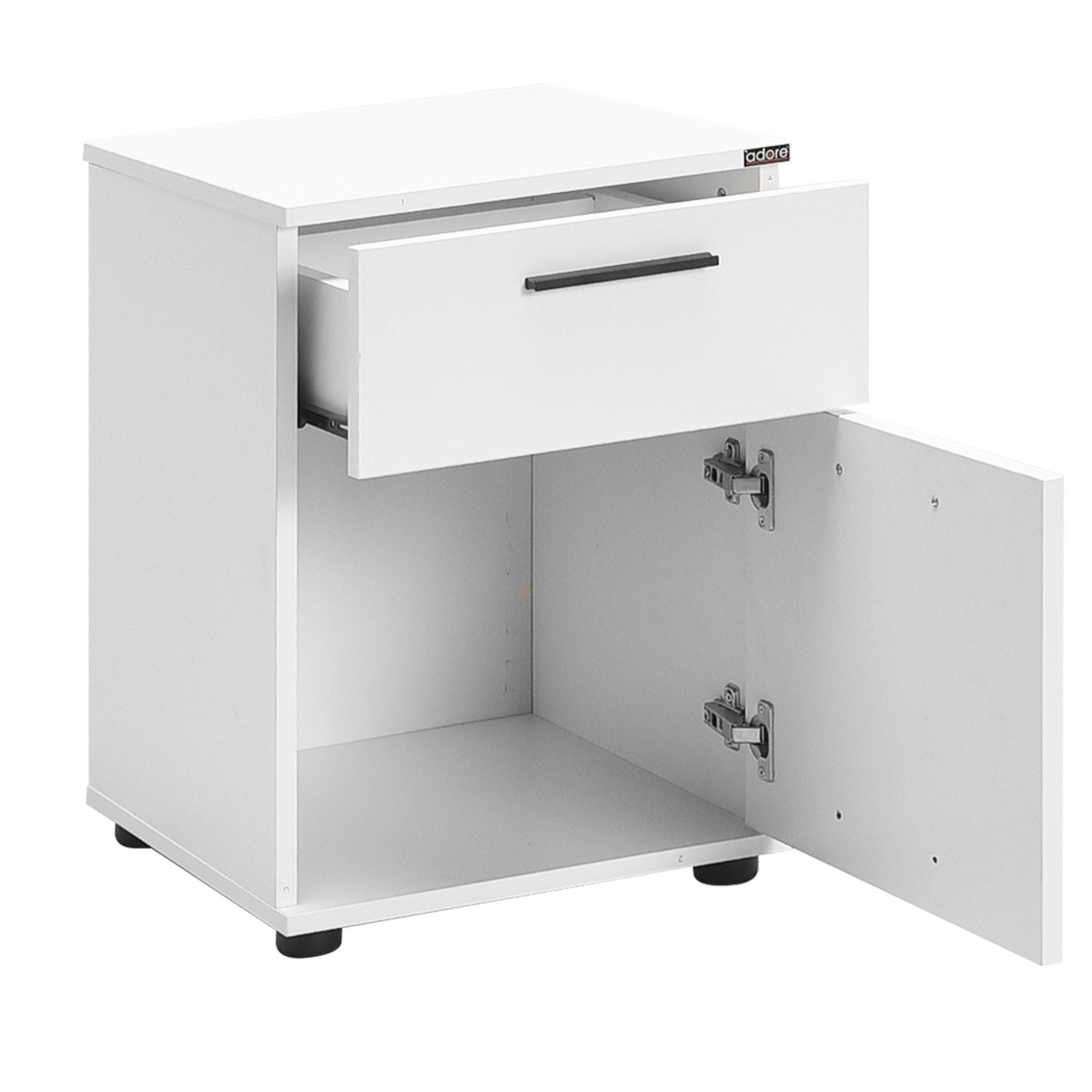 Asir Comodino con 2 cassetti Komodo 611 Bianco