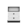 Comodino con 2 cassetti Life Bianco (6)