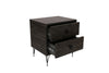 Asir Comodino con 2 cassetti Luna Marrone