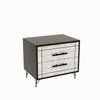 Asir Comodino con 2 cassetti Night Grigio