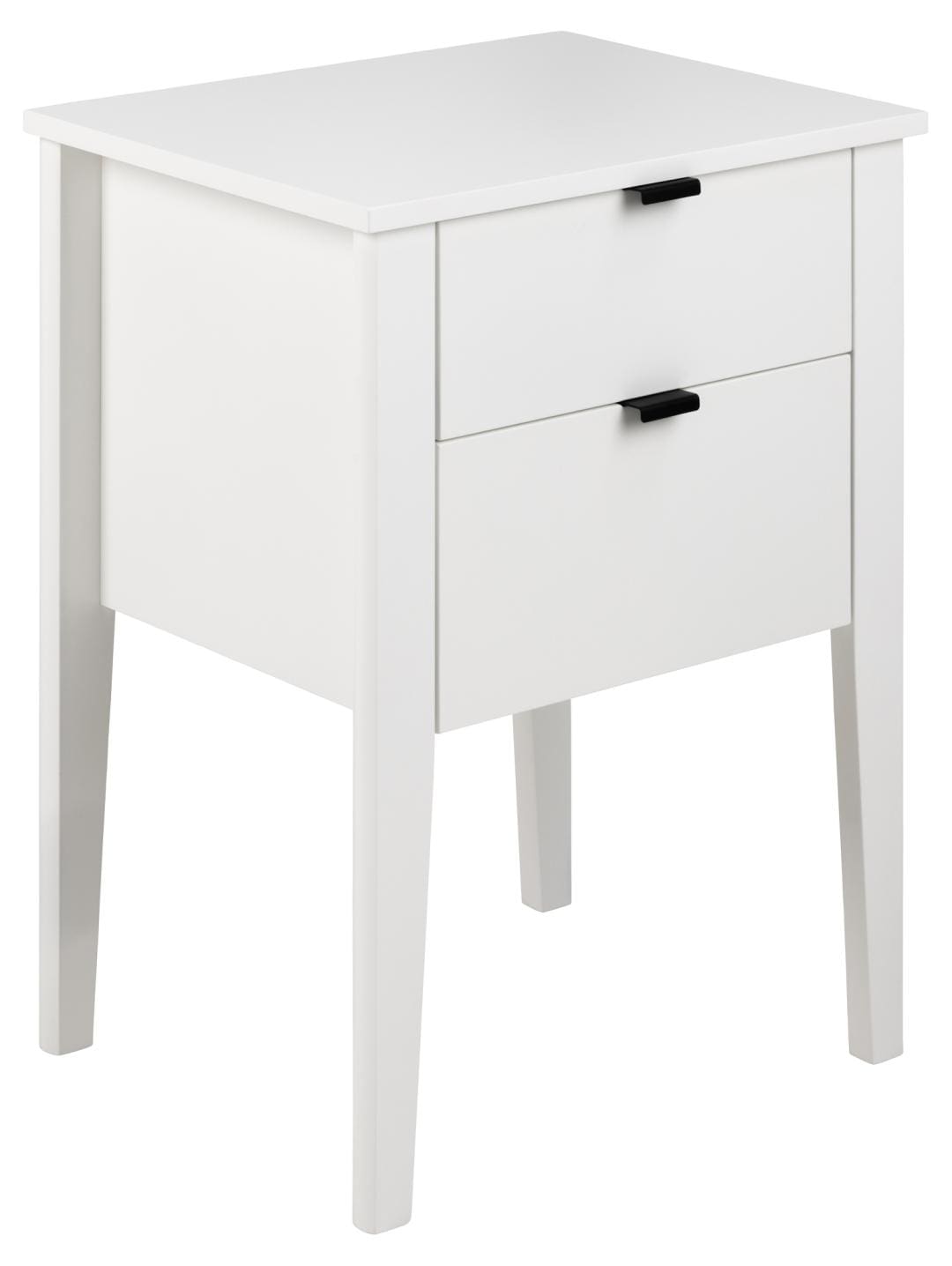 Actona Comodino con 2 cassetti Sleepy Bianco