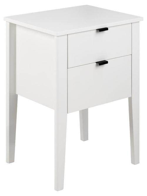 Actona Comodino con 2 cassetti Sleepy Bianco