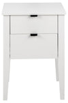 Actona Comodino con 2 cassetti Sleepy Bianco