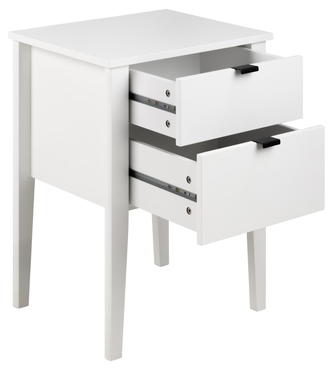 Actona Comodino con 2 cassetti Sleepy Bianco