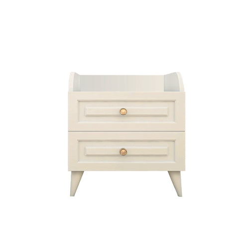 Asir Comodino con 2 cassetti Tango 601 Bianco
