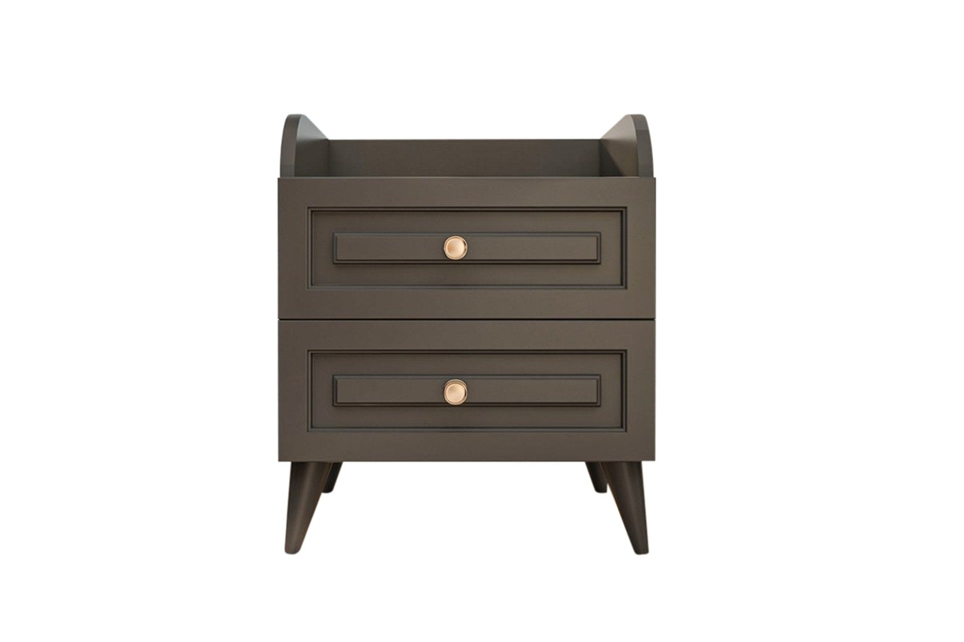 Asir Comodino con 2 cassetti Tango 621 Antracite