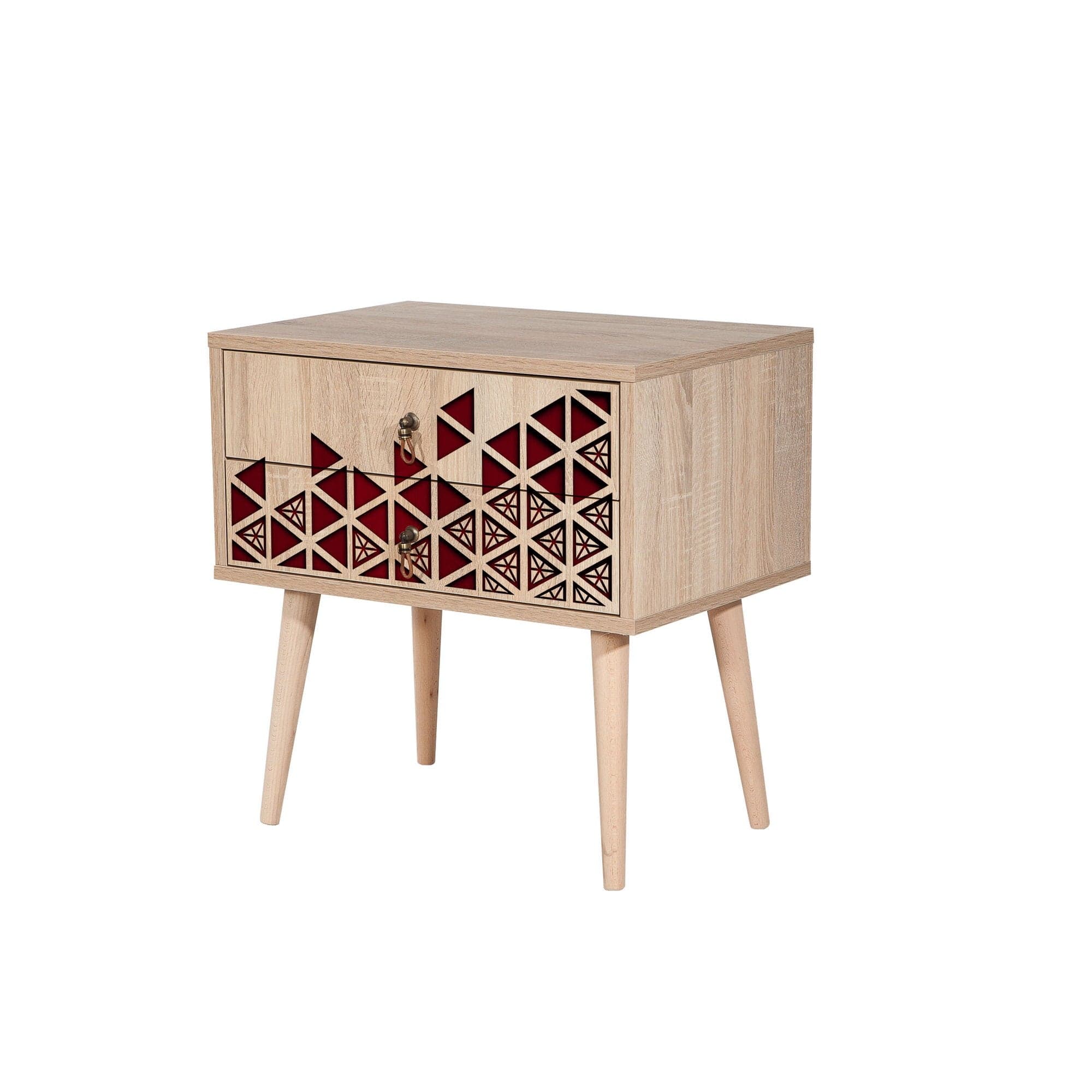 Asir Comodino con 2 cassetti Two 122 Quercia