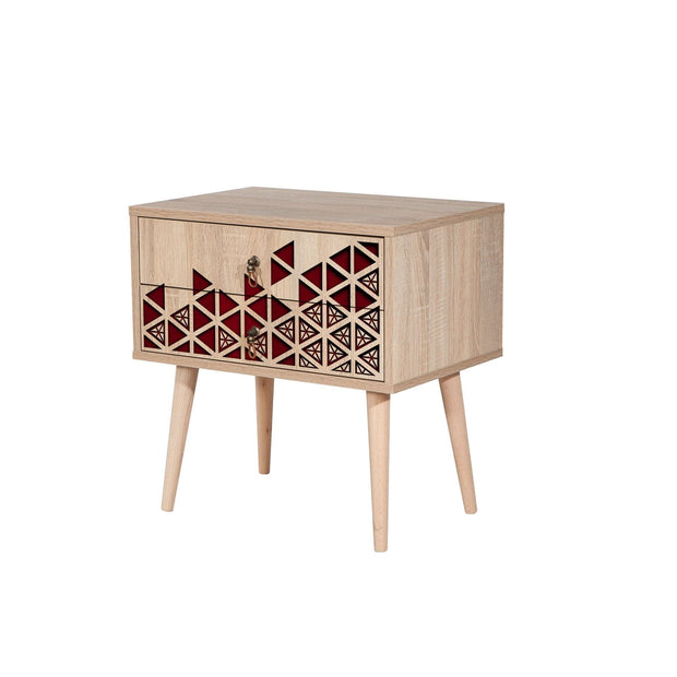 Asir Comodino con 2 cassetti Two 122 Quercia