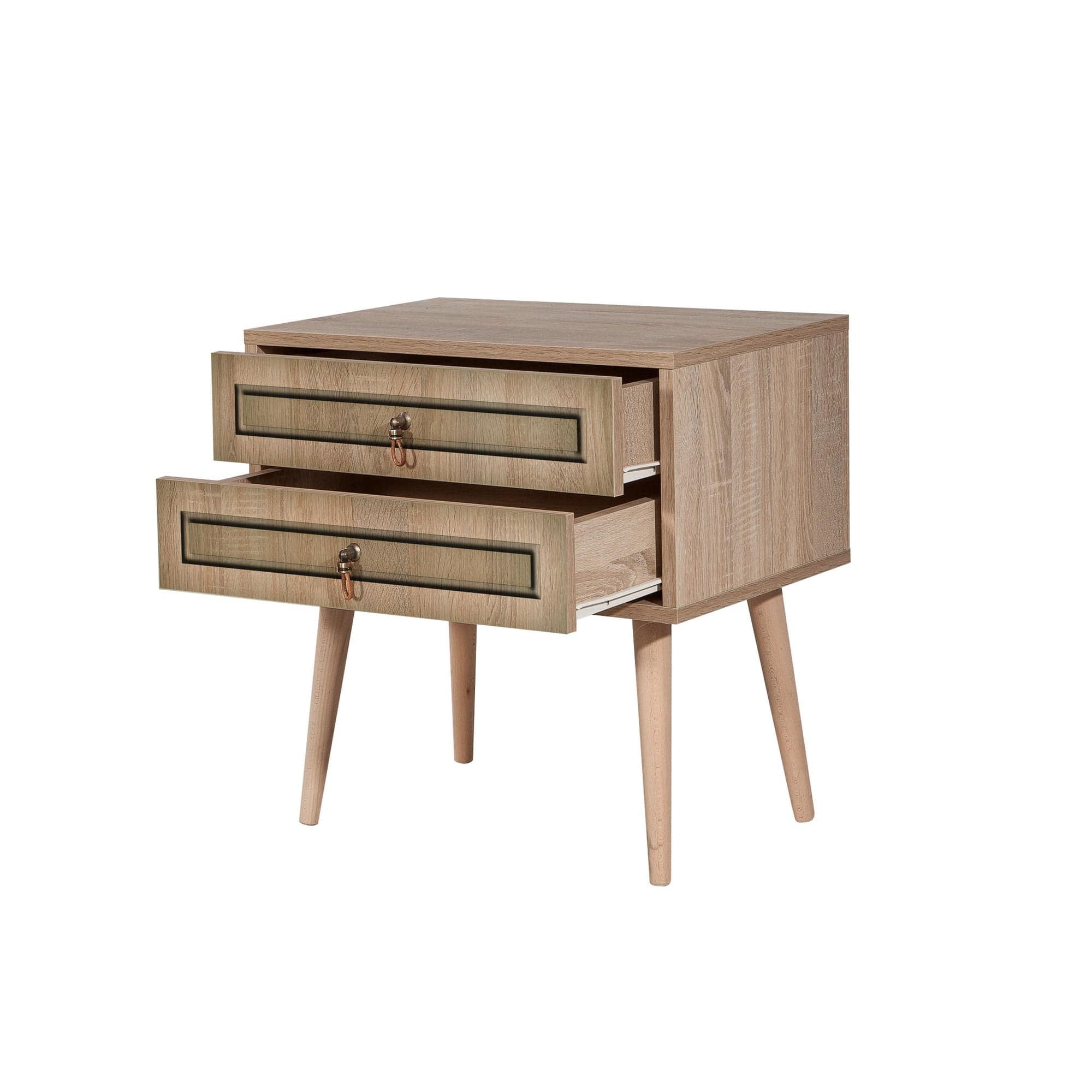 Asir Comodino con 2 cassetti Two 421 Quercia