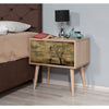 Asir Comodino con 2 cassetti Two 729 Quercia