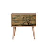 Asir Comodino con 2 cassetti Two 729 Quercia