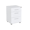 Asir Comodino con 3 cassetti Komodo 530 Bianco