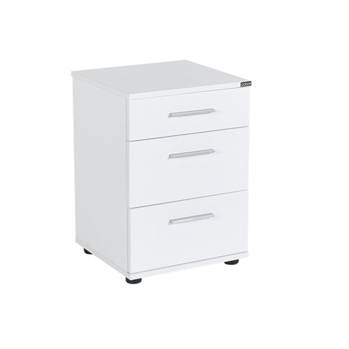 Asir Comodino con 3 cassetti Komodo 530 Bianco