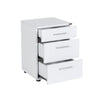 Asir Comodino con 3 cassetti Komodo 530 Bianco