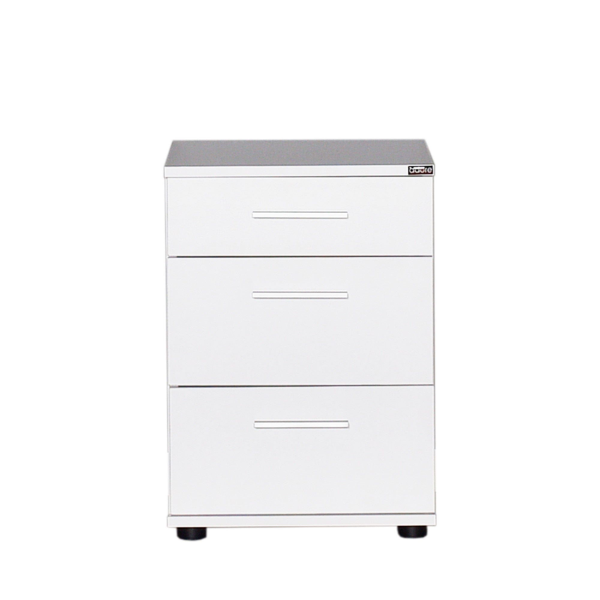 Asir Comodino con 3 cassetti Komodo 530 Bianco