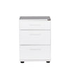 Asir Comodino con 3 cassetti Komodo 530 Bianco