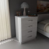 Asir Comodino con 4 cassetti Diva V4 Bianco