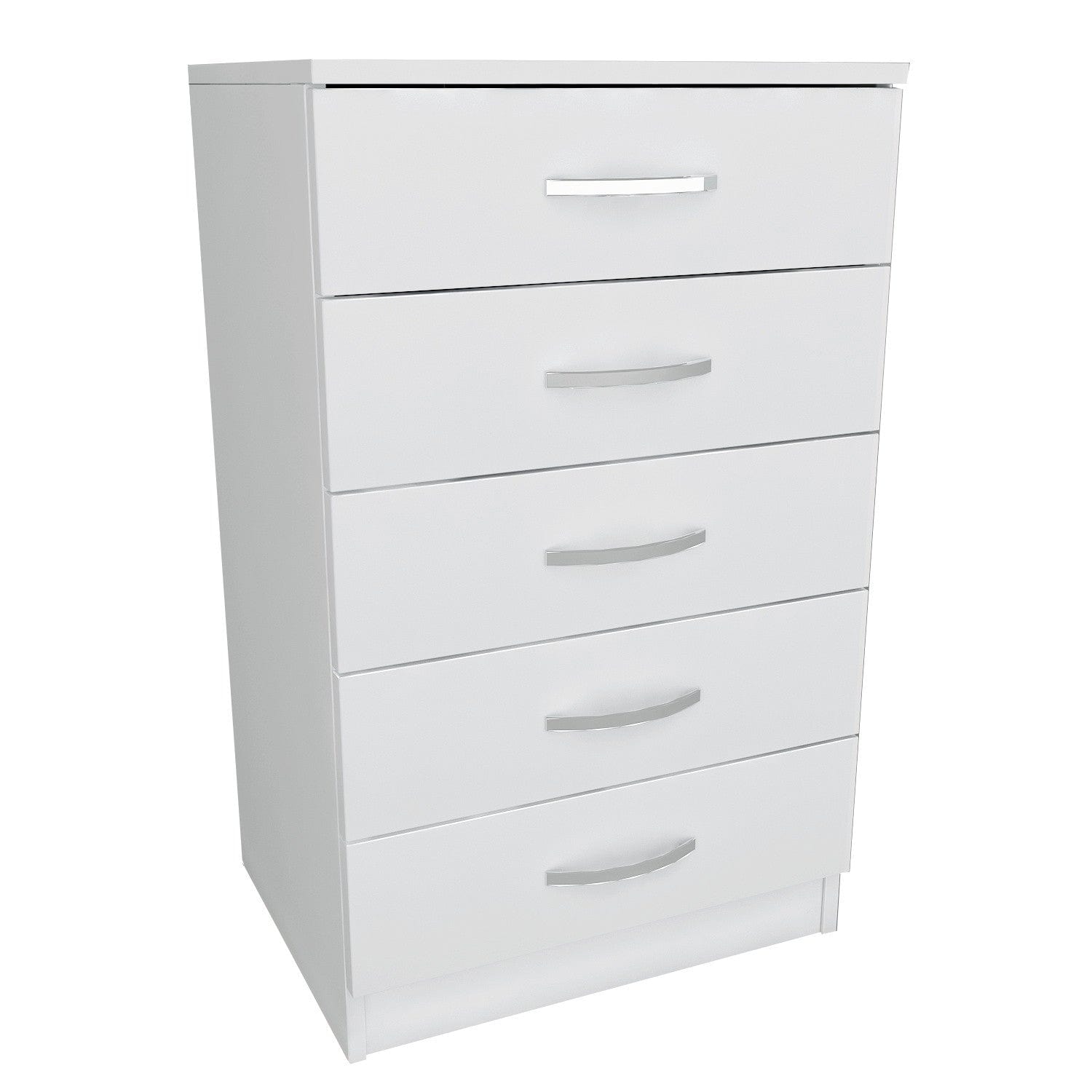 Asir Comodino con 5 cassetti Diva V5 Bianco