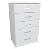 Asir Comodino con 5 cassetti Diva V5 Bianco