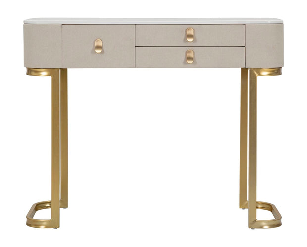 Mauro Ferretti Console 3 Cassetti Beauty cm 100x40x80