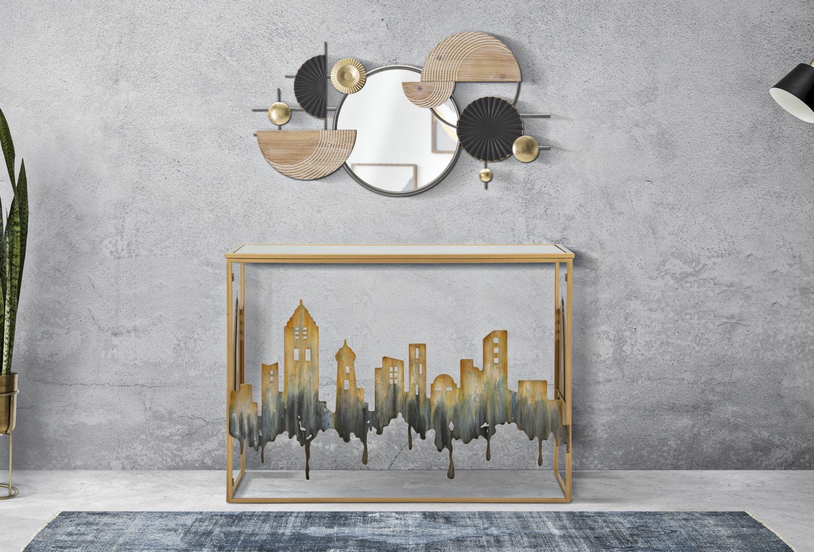 Mauro Ferretti Console City cm 110x38,5x81