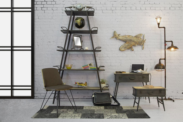 Mauro Ferretti Console Industry C/Contenitore cm 60x29x43,5