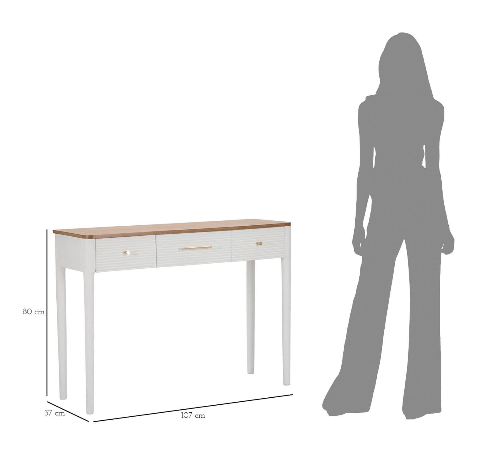 Mauro Ferretti Console Matera cm 107x37x80