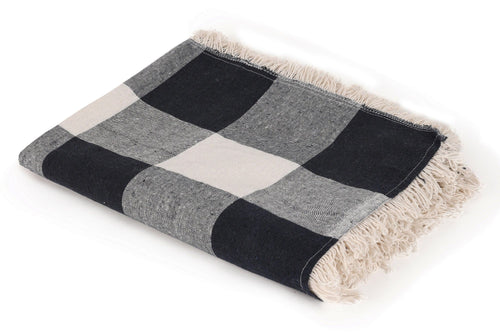 Asir Coperta cotone Dama Blu, 180 x 230 cm