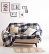 Asir Coperta cotone Dama Blu, 180 x 230 cm