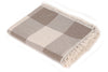 Asir Coperta cotone Dama Marrone, 180 x 230 cm