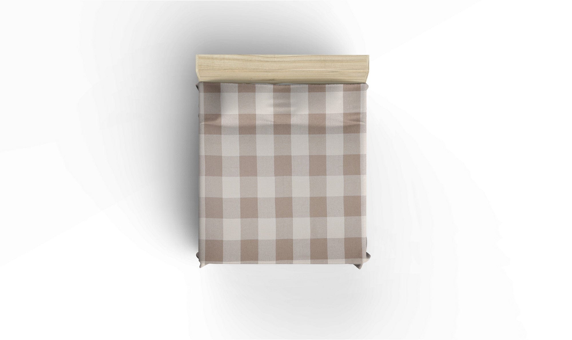 Asir Coperta cotone Dama Marrone, 180 x 230 cm