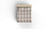 Asir Coperta cotone Dama Marrone, 180 x 230 cm