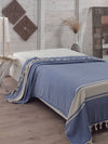 Asir Coperta cotone Elmas Blu, 200 x 240 cm