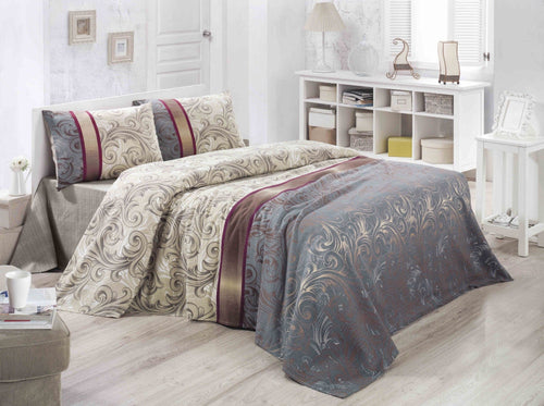 Asir Coperta cotone Hurrem Pique Multicolore, 200 x 230 cm