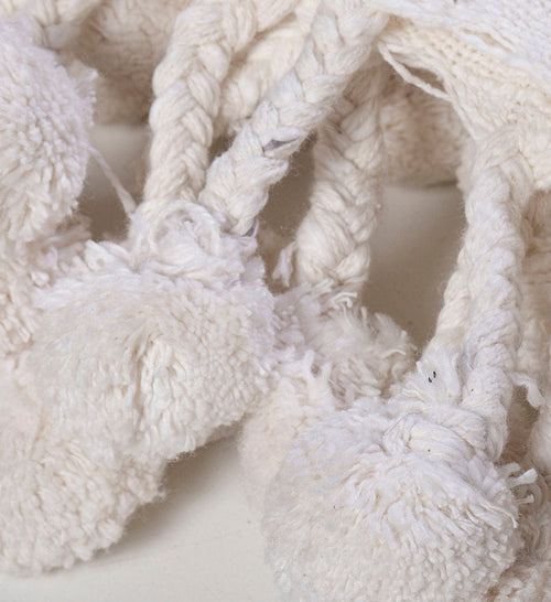 Coperta cotone Kenia Bianco, 160 x 120 cm (1)
