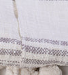 Coperta cotone Kenia Bianco, 160 x 120 cm (2)