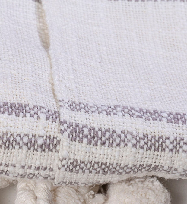 Coperta cotone Kenia Bianco, 160 x 120 cm (2)