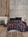 Asir Coperta Ekose IV Blu, 180 x 220 cm