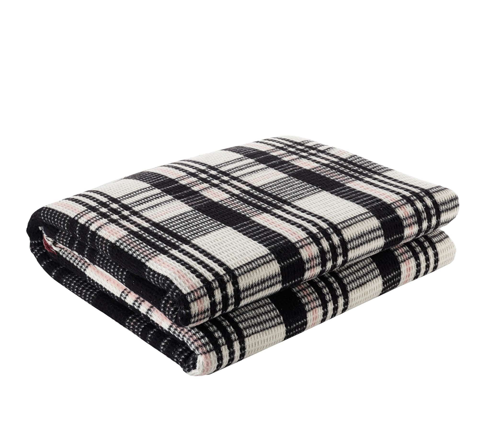 Asir Coperta Ekose Nero, 180 x 220 cm