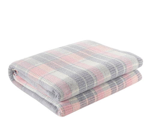 Asir Coperta Ekose VI Rosa, 180 x 220 cm