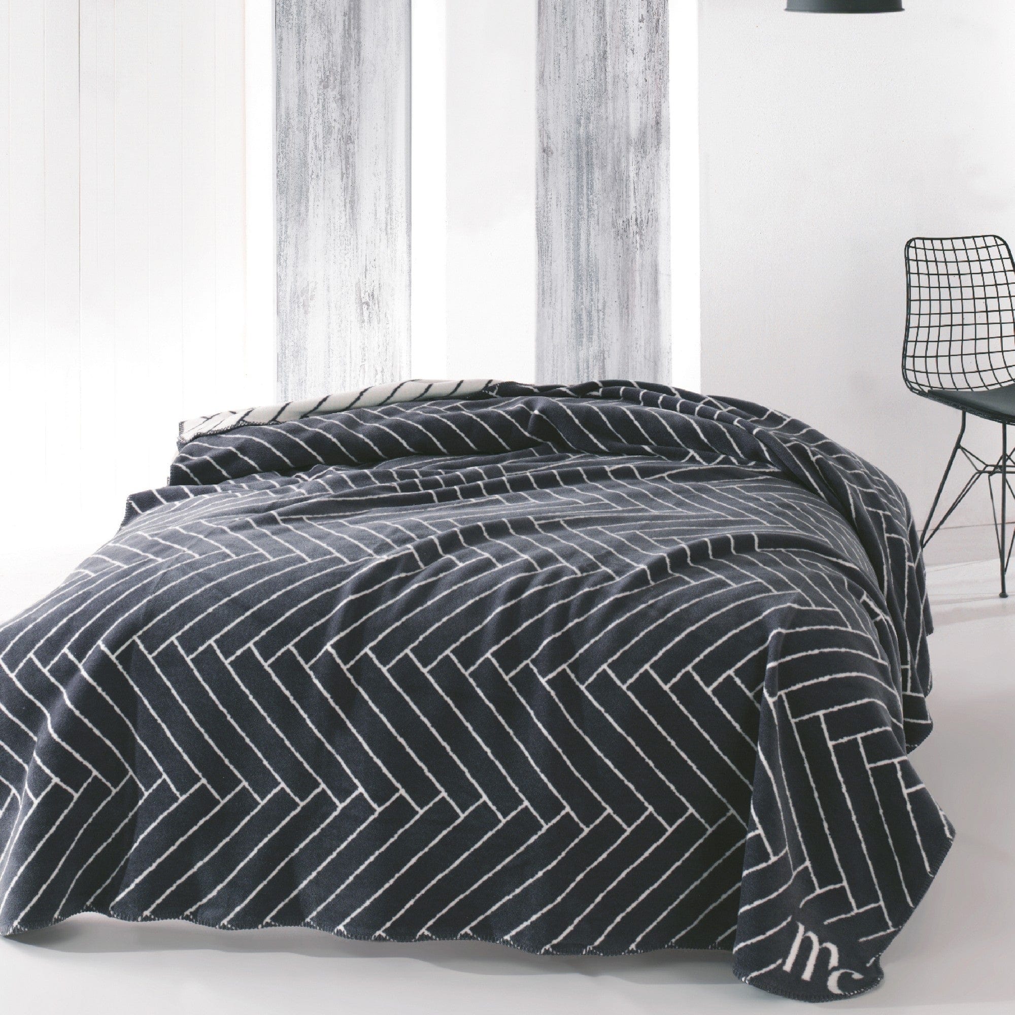 Asir Coperta Franck Grigio, 200 x 220 cm