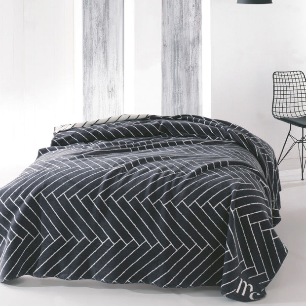 Asir Coperta Franck Grigio, 200 x 220 cm