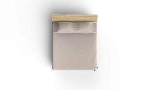 Asir Copriletto in cotone King Beige, 260 x 220 cm