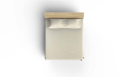 Asir Copriletto in cotone King Crema, 260 x 220 cm