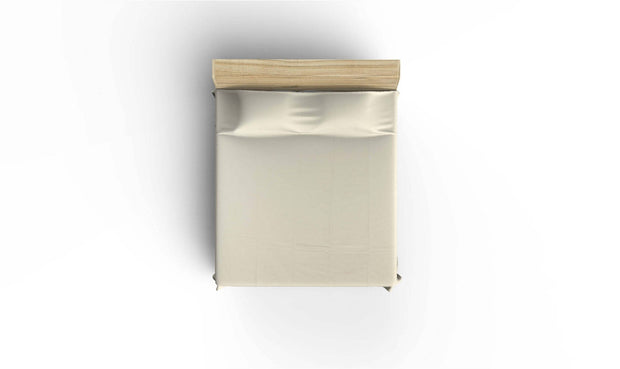 Asir Copriletto in cotone King Crema, 260 x 220 cm