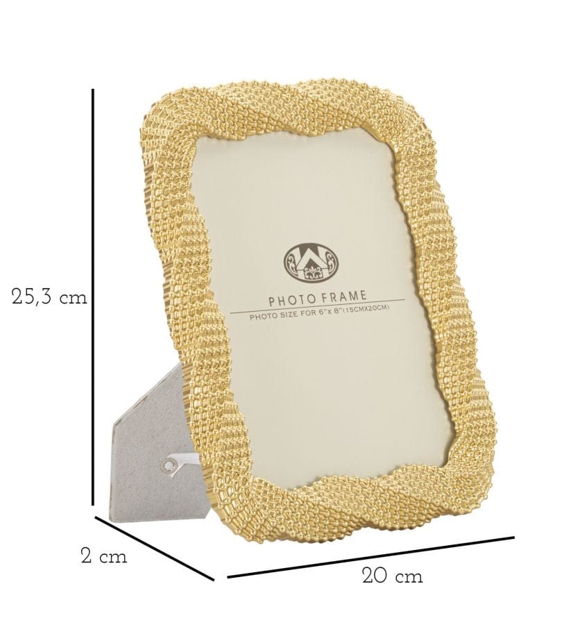 Mauro Ferretti Cornice Bead Gold cm 20x2x25,3 (Misura Interna cm 15x20)